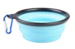 Collapsible Dog Bowl Foldable Expandable Cup Dish for Pet Food Water Feeding [C]
