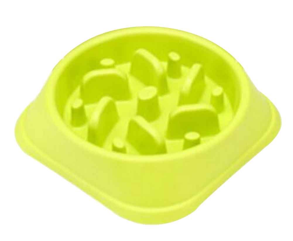 Slow Feed Dog Bowl Fun Feeder Non-Slip Pet Bowl [C]