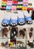 [Bee] 8 Pcs Lovely Knit Dog Socks Cat Socks Pet Knitted Socks Indoor Wear