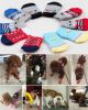[J] 8 Pcs Lovely Knit Dog Socks Cat Socks Pet Knitted Socks Indoor Wear