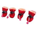 2 Pairs of Pet Shoes Pet Rain Shoes Waterproof Shoes for Winter [Red]