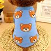 Pet Clothing Cute Puppies Dressed Spring Summer Clothing [Blue]
