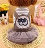 Pet Clothes Little Dogs Dress Fashion Cute Special Clothing Crown [Gray]