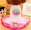 Little Dogs Clothing Fashion Clothing Princess Dress Cherry [Pink]