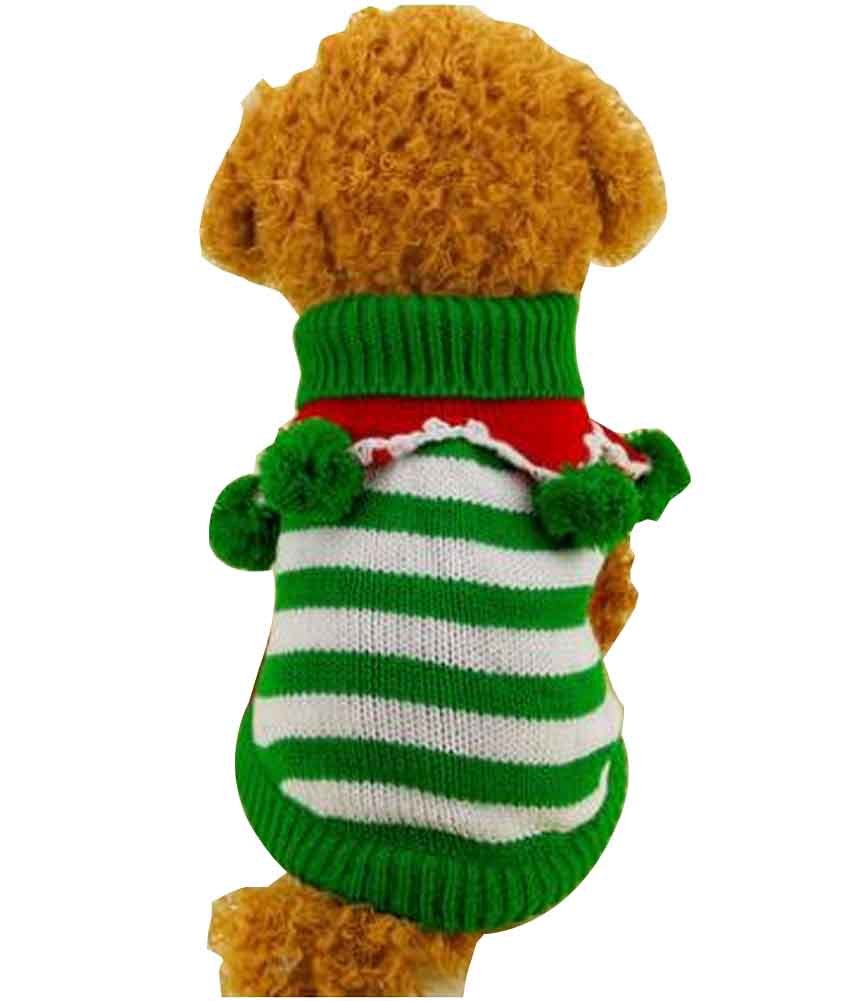 Christmas Series Pet Clothes Pet Sweater for Winter XS [C]