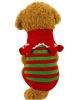 Christmas Series Pet Clothes Pet Sweater for Winter XS [D]
