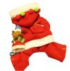 Christmas Series Pet Clothes Dog Apparel for Winter M [E]