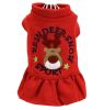 Christmas Series Pet Clothes Dog Apparel for Winter M [G]