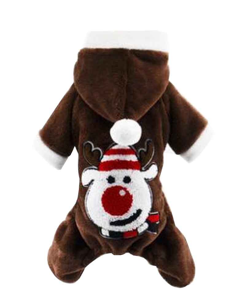 Christmas Series Pet Clothes Dog Apparel for Winter XS [G]