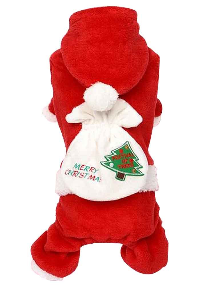 Christmas Series Pet Clothes Dog Apparel for Winter M [I]
