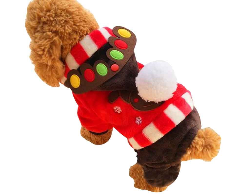 Christmas Series Pet Clothes Dog Apparel for Winter XS [K]