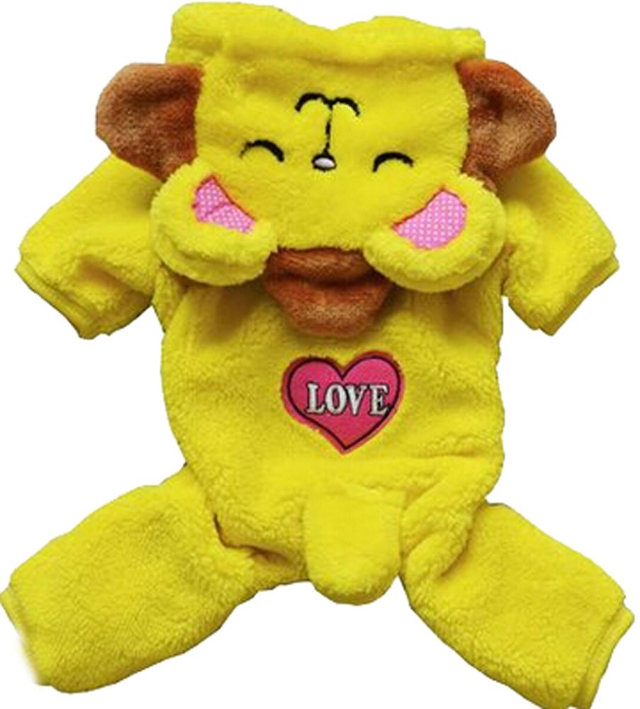 Fashion Pet Dog Warmth Clothes Clothes Winter Dress Lion Pet Clothes