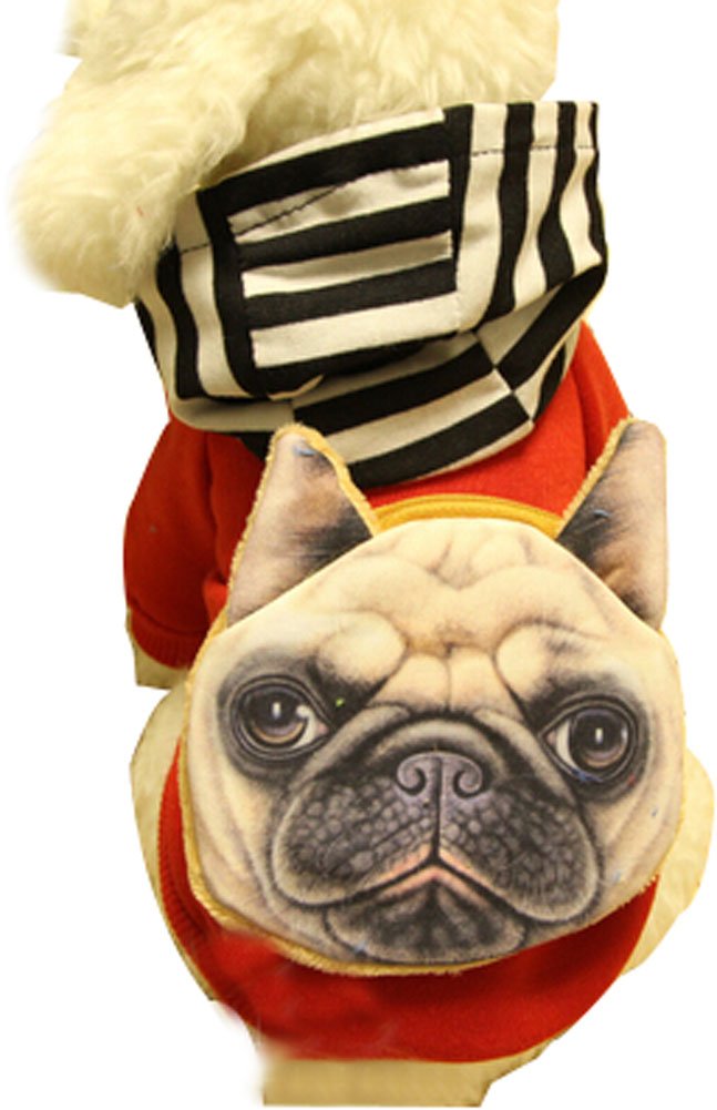 Warmth Pet Dog Clothes Winter Dress Fashion Pet Dog Clothing Red