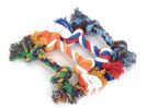 Set of 3 Pet Toys Pet Rope Toys For Small Dogs Teeth Cleaning [Orange]