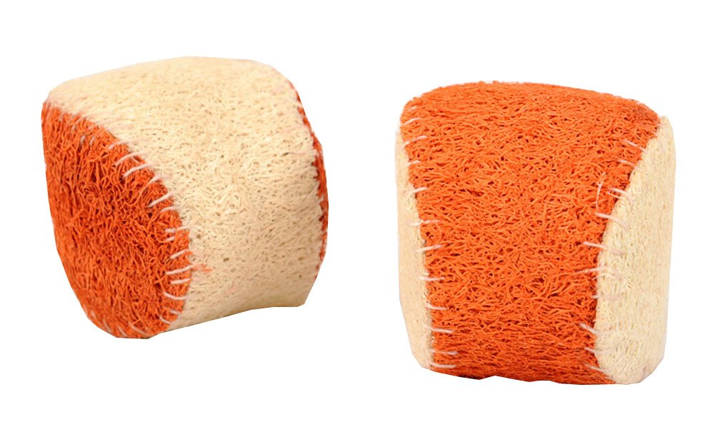 Set of 2 Pet Toys Toys For Small Dogs Teeth Cleaning Chew Toys [Balls]