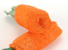Set of 2 Pet Toys Toys For Small Dogs Teeth Cleaning Chew Toys [Carrot]