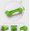 Pet Toys Toys For Small Dogs Teeth Cleaning Chew Toys Bone [Green]