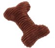 Pet Toys Puppy Toys Just for Fun Plush Squeaky for Puppy Bone [Brown]
