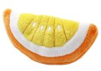 Set of 2 Pet Toys Puppy Toys Just for Fun Plush Squeaky for Puppy [Oranges]