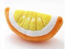 Set of 2 Pet Toys Puppy Toys Just for Fun Plush Squeaky for Puppy [Oranges]