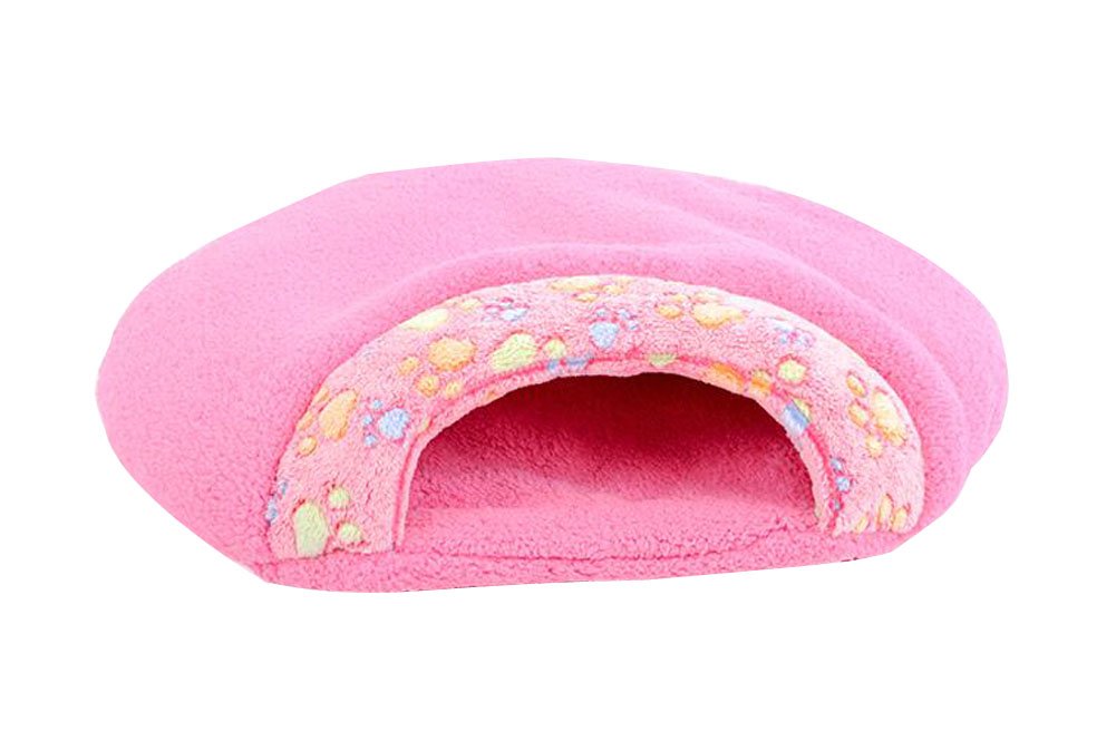 Newly Designed Cat Sleeping Bag Winter Warm Pet Bed[Pink]