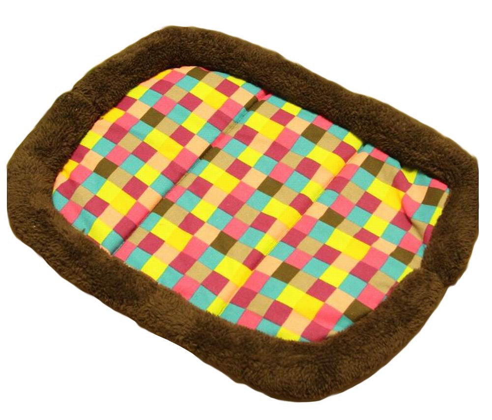 [Plaid] Soft Pet Beds Pet Mat Pet Crate Pads Cozy Beds For Dog/Cat
