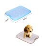 Healthy Puppy Dog Indoor Potty Training Holder Toilet Pad Potty Trays(Blue)
