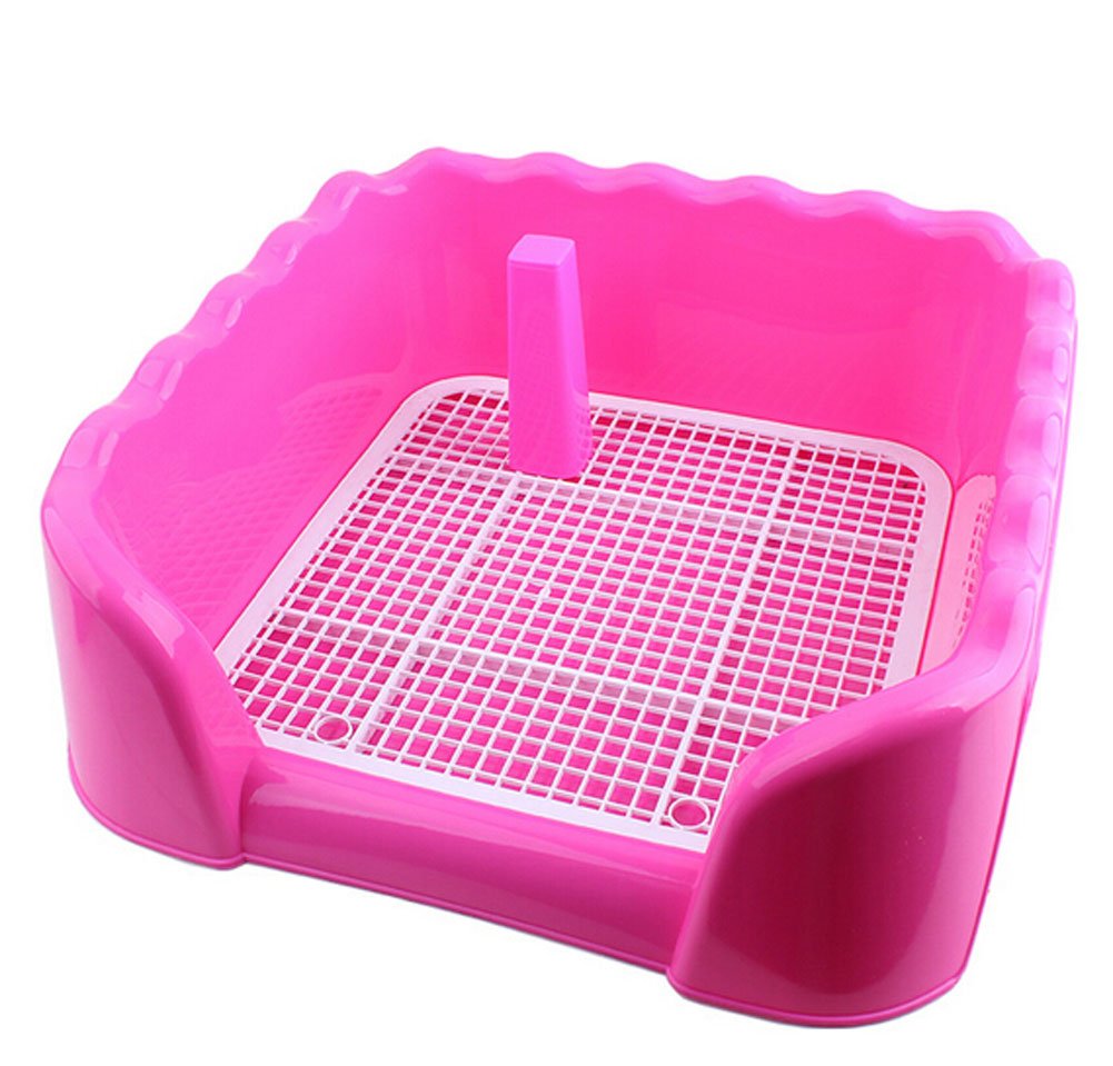 Healthy Puppy Dog Indoor Potty Training Holder Toilet Pad Potty Trays(S Size)