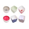 One Ceramic Feeding Pot/Pet Bowl/Dog Bowl/Cat Bowl For Food & Water 15x15x7.5CM(White)