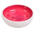 One Little Ceramic Feeding Pot/Pet Bowl/Dog Bowl/Cat Bowl For Food & Water 12x12x4CM(Red)