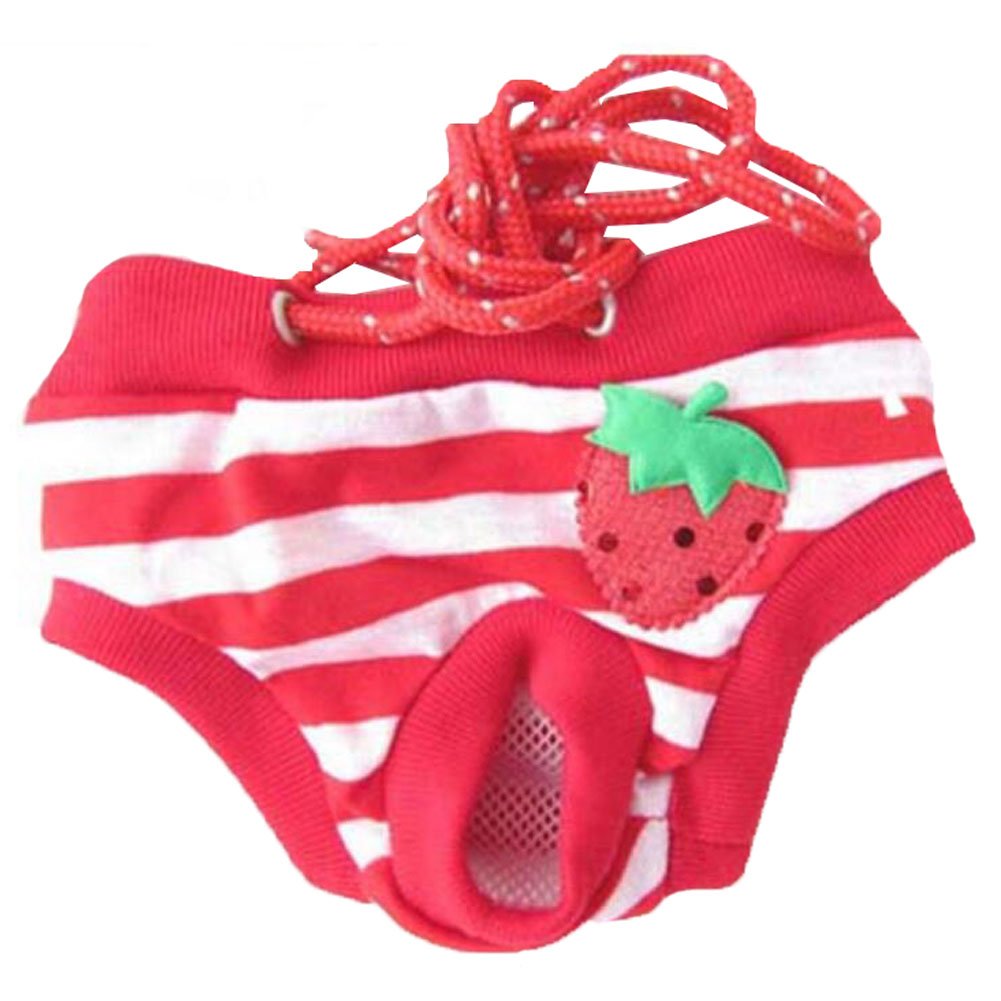 Cheap Pet Supplies Dogs Shaming Costumes Clothes Diapers Dresses Underwear Red