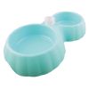 Automatic Add Water Double Pet Bowls Dog Bowls Cat Bowls Pet Supplies - Blue