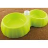 Automatic Add Water Double Pet Bowls Dog Bowls Cat Bowls Pet Supplies - Green
