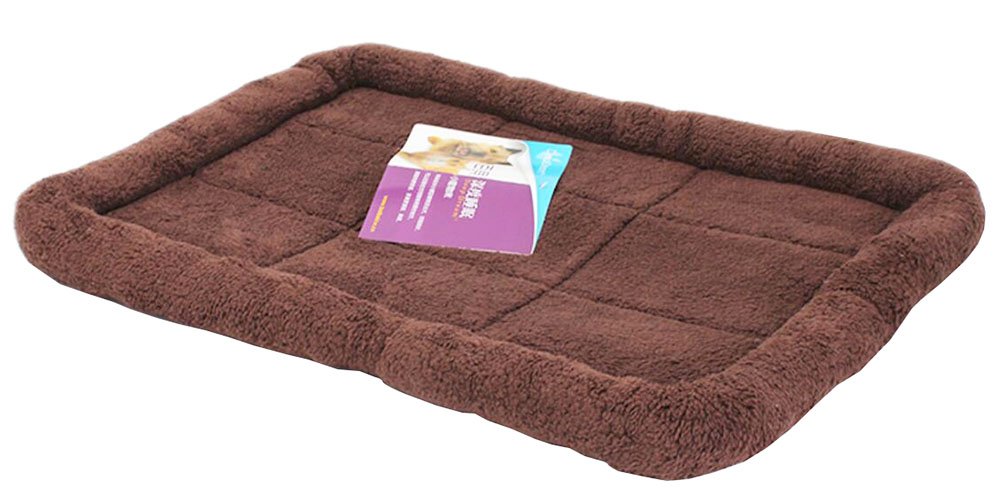 Comfortable Pet Bed Pet Mats Cat/ Dog House Bed 46 x 34CM -Coffee