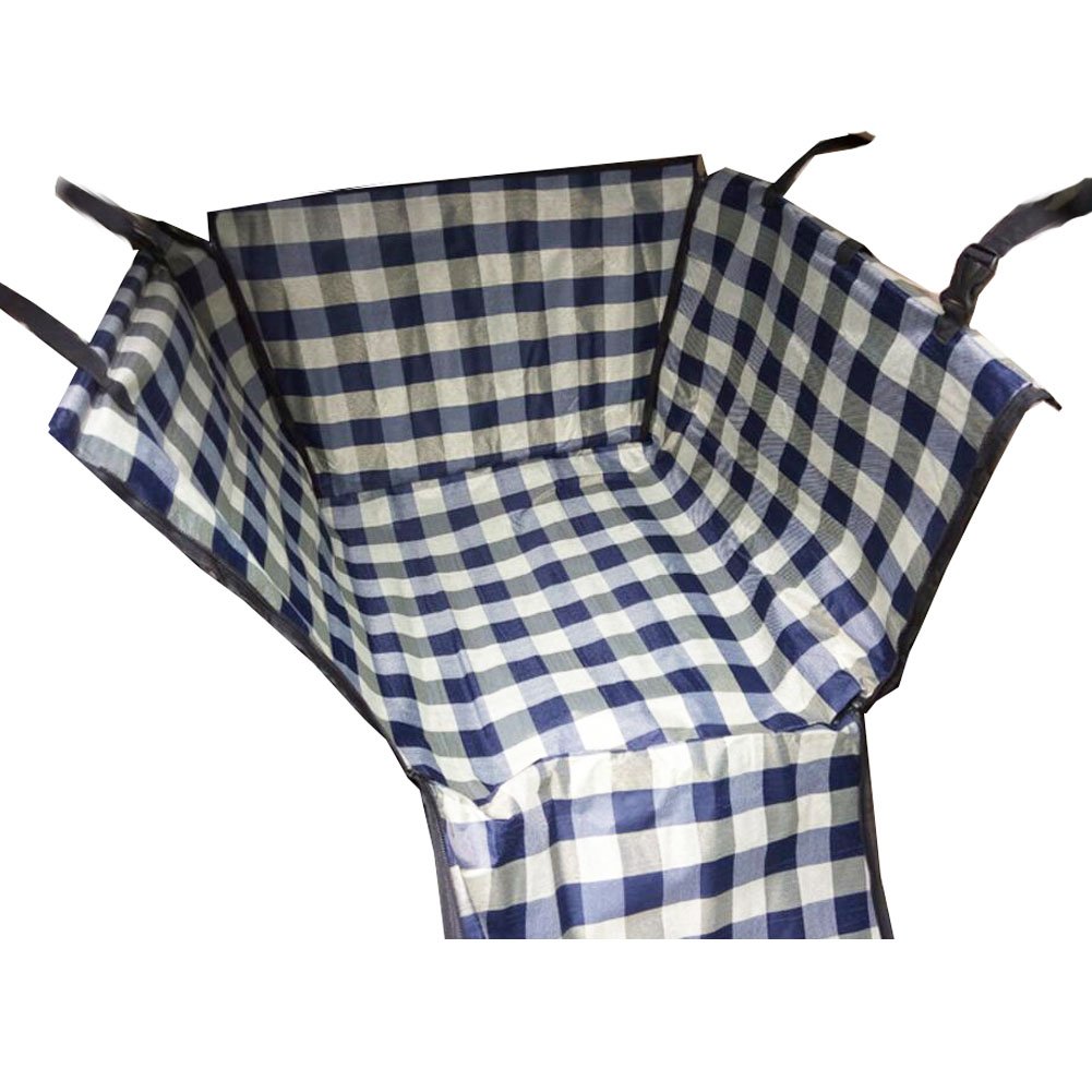 Thickening Waterproof Pet Car Seat Cover Pet Mat Rear Seat Mat-Lattice