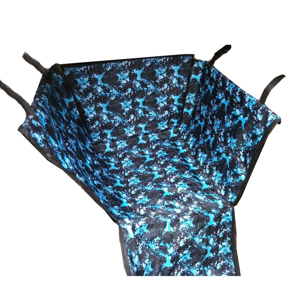 Waterproof Pet Car Seat Cover Pet Mat Rear Single Seat Mat-Blue