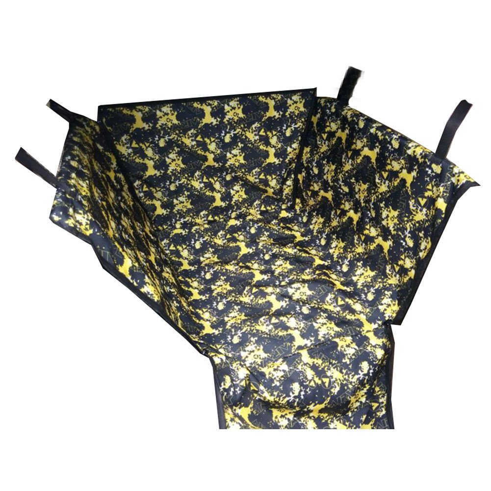 Waterproof Pet Car Seat Cover Pet Mat Rear Single Seat Mat-Yellow
