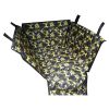 Waterproof Pet Car Seat Cover Pet Mat Rear Single Seat Mat-Yellow