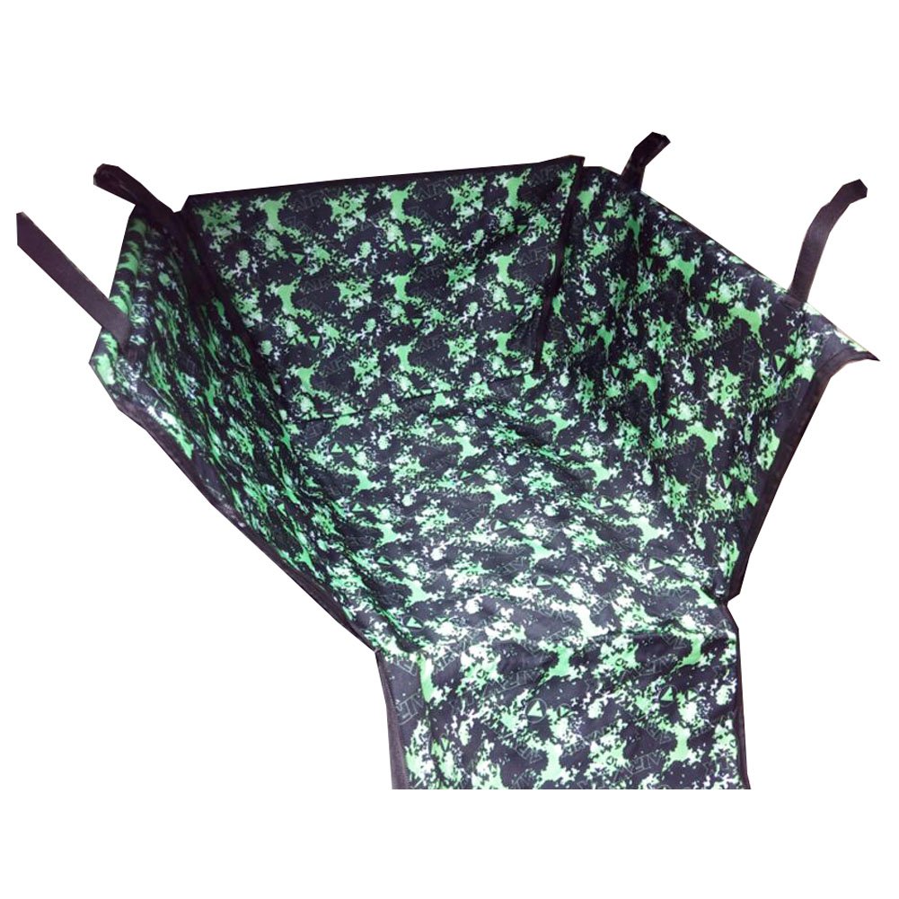 Waterproof Pet Car Seat Cover Pet Mat Rear Single Seat Mat-Green