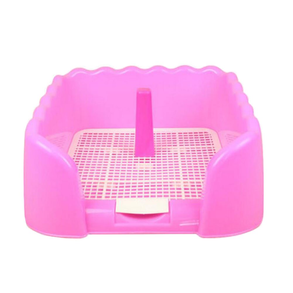 Dog Toilet Puppy Dog Pet Potty Patch Training Pad Pet Supplies 43 X 43 CM Pink