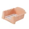 Dog Toilet Puppy Dog Brown Pet Potty Patch Training Pad Pet Supplies 40 X 40 CM