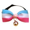 England Style Pet Collar Tie Adjustable Bowknot Cat Dog Collars with Bell-A08
