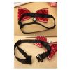 England Style Pet Collar Tie Adjustable Bowknot Cat Dog Collars with Bell-A17