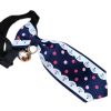 England Style Pet Collar Tie Adjustable Bowknot Cat Dog Collars with Bell-B13