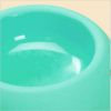 Dog Food Bowl Pet Bowl Resin Plastic Bowl Cat Bowl Cat Feeders Anti-slip Green