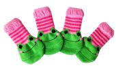 A Set of 4 Pet Shoes Puppy Cat Pet Socks for Summer [A]