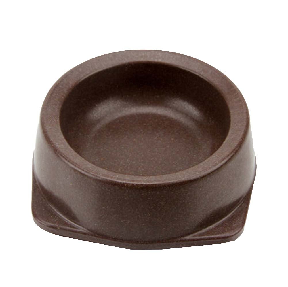 Pet Feeding Supplies Cat or Dog Food Bowl Bamboo Fiber [D]