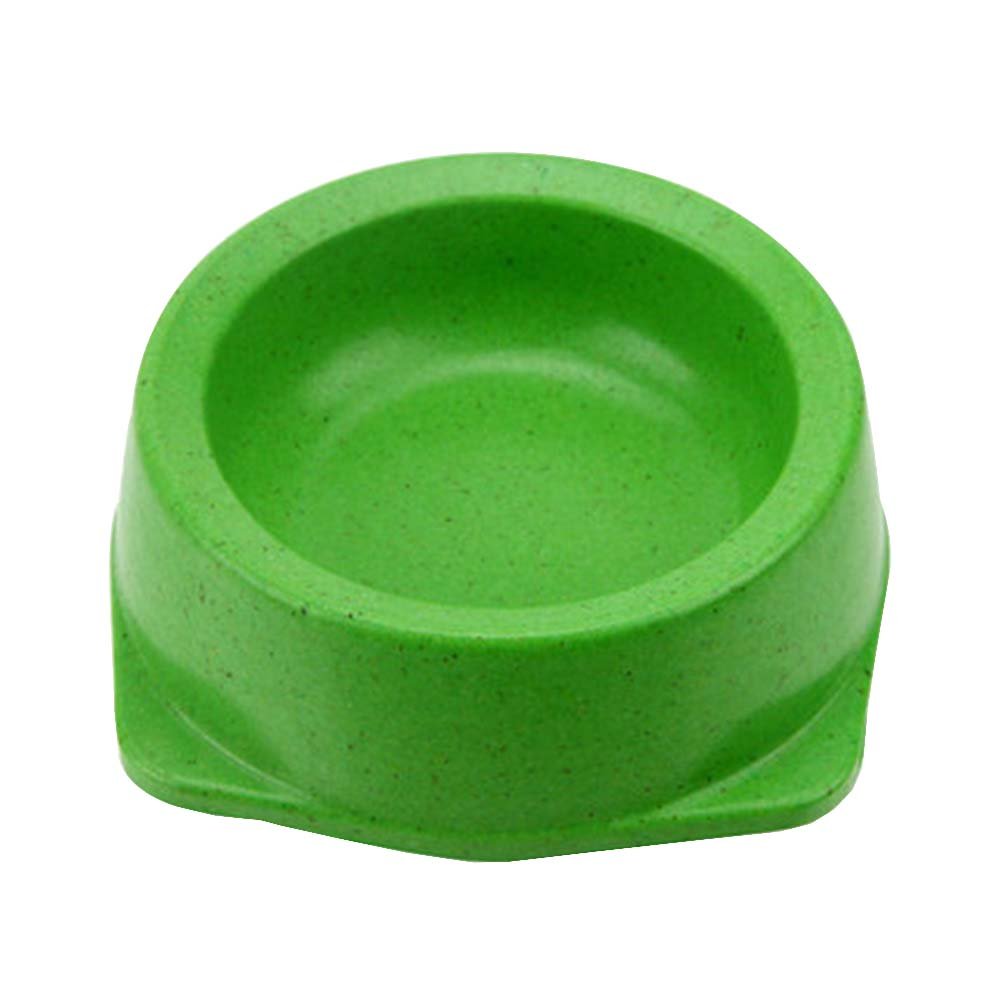 Pet Feeding Supplies Cat or Dog Food Bowl Bamboo Fiber [H]