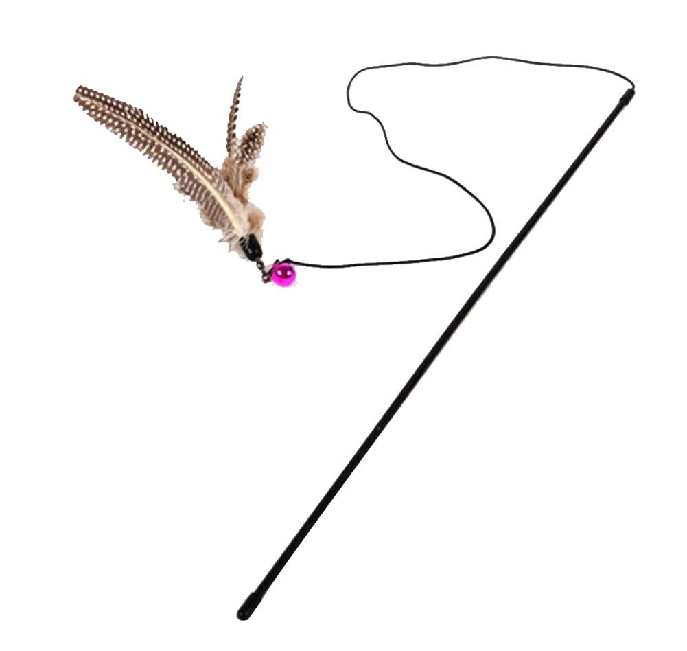 Cat Toy Funny Cat Stick And Cat Interactive Toy [Feather-4]