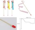 Cat Toy Funny Cat Stick And Cat Interactive Toy [Ribbon-2]
